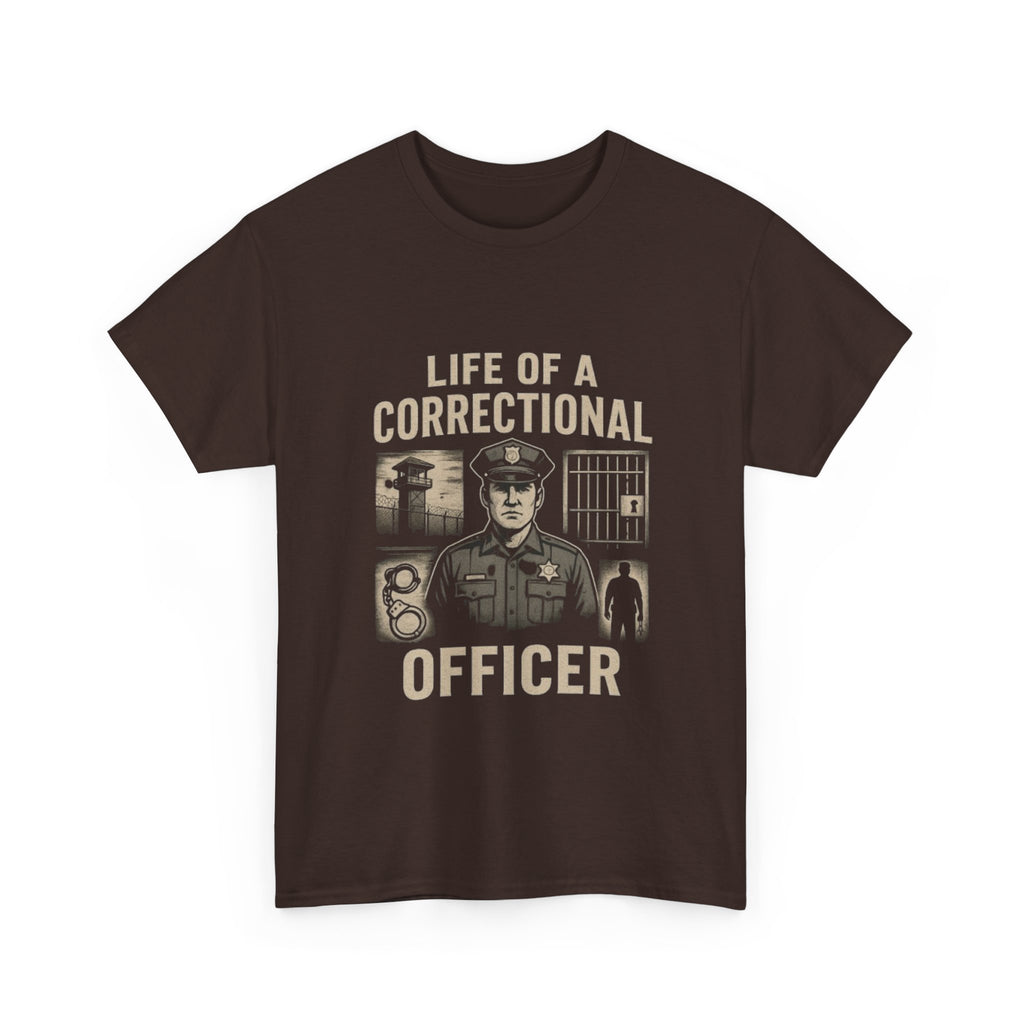 Life of a Correctional Officer Tee - Unisex Heavy Cotton T-Shirt, Gift for Correctional Officers, Police Support Shirt, Law [...]