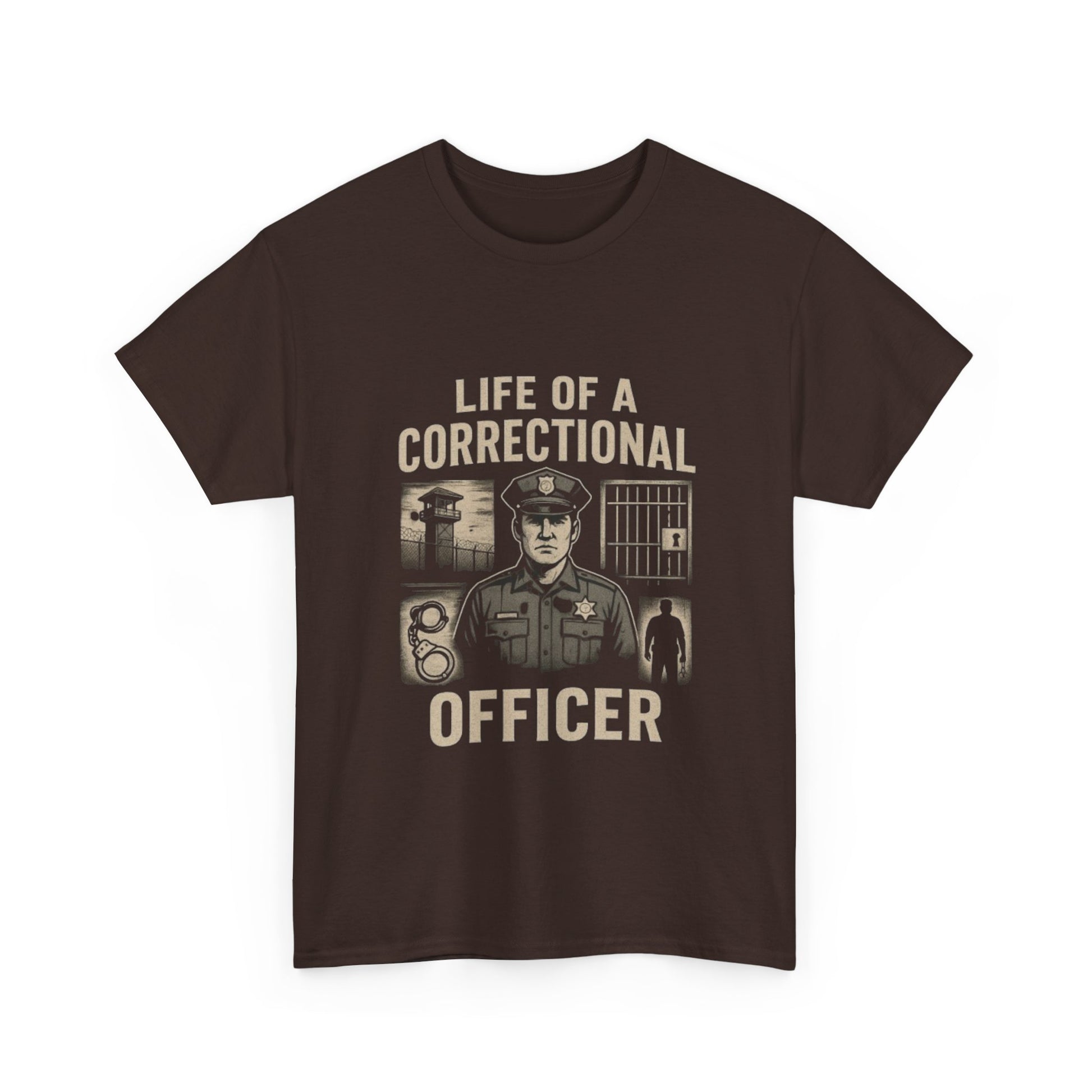 Life of a Correctional Officer Tee - Unisex Heavy Cotton T-Shirt, Gift for Correctional Officers, Police Support Shirt, Law [...]