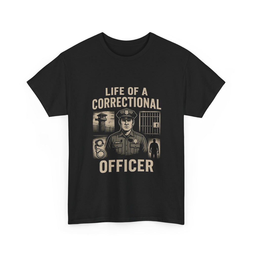 Life of a Correctional Officer Tee - Unisex Heavy Cotton T-Shirt, Gift for Correctional Officers, Police Support Shirt, Law [...]