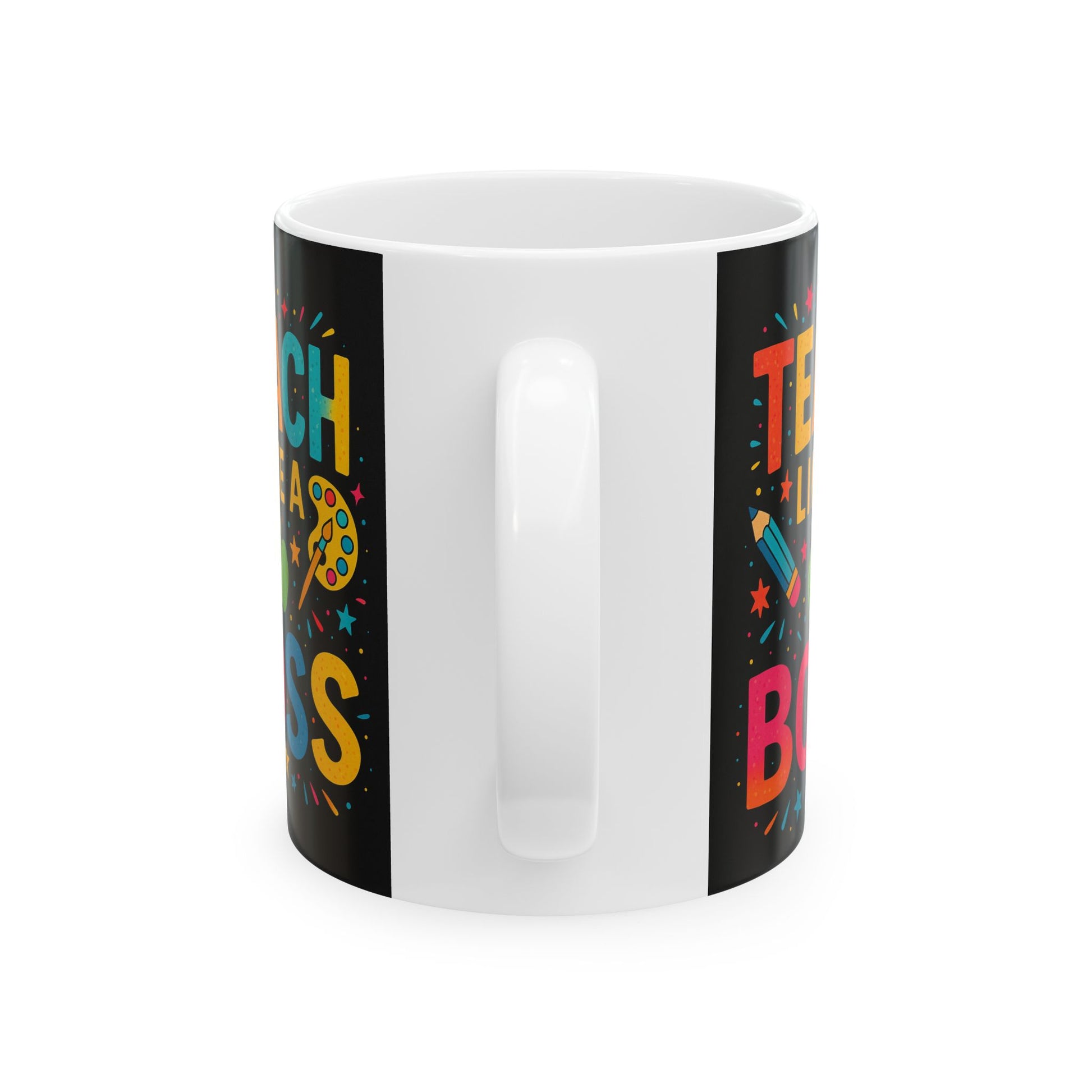 Teacher Boss Ceramic Mug - Perfect Gift for Educators, Fun Coffee Cup, Inspirational Teacher Mug, Back to School, Teacher Appreciation