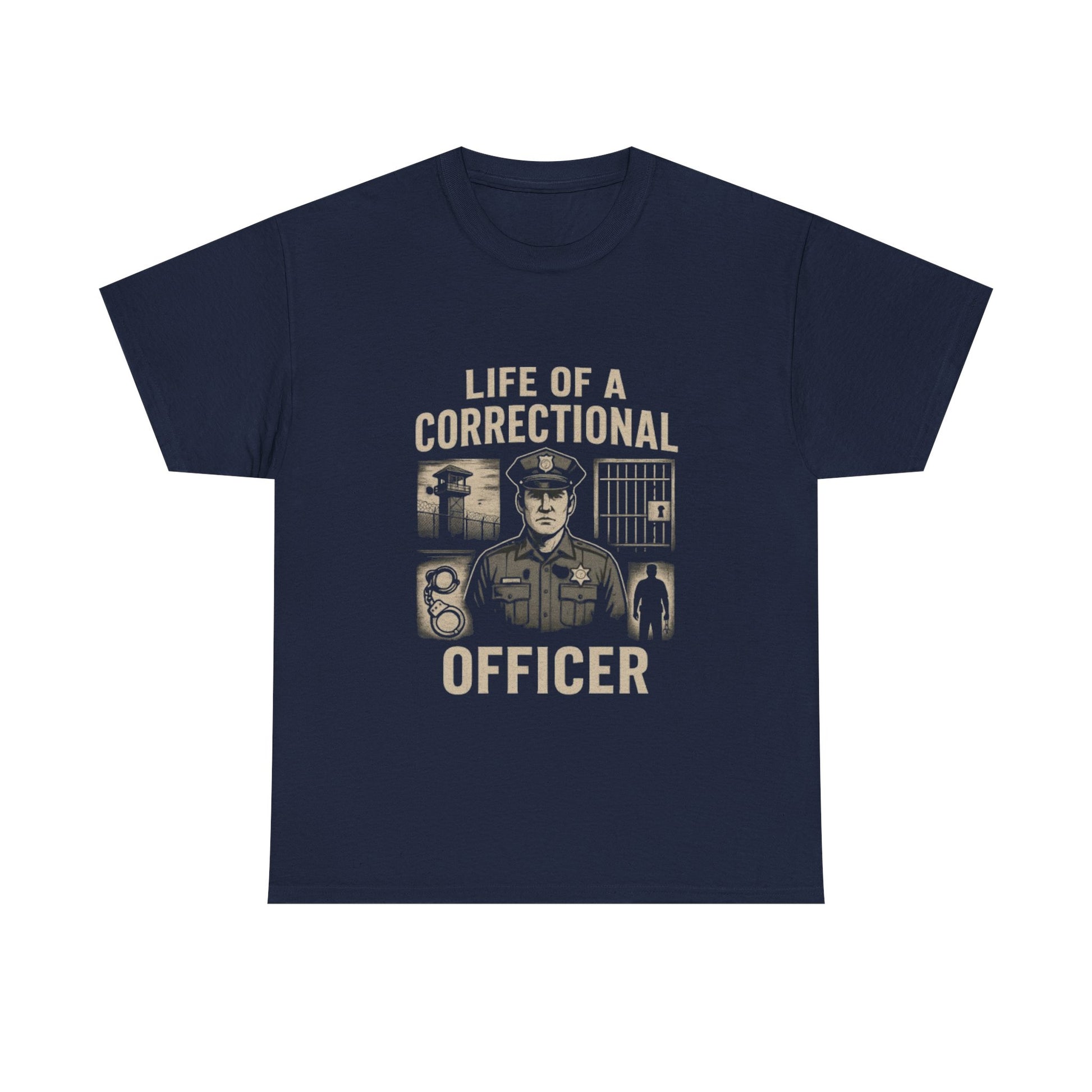 Life of a Correctional Officer Tee - Unisex Heavy Cotton T-Shirt, Gift for Correctional Officers, Police Support Shirt, Law [...]