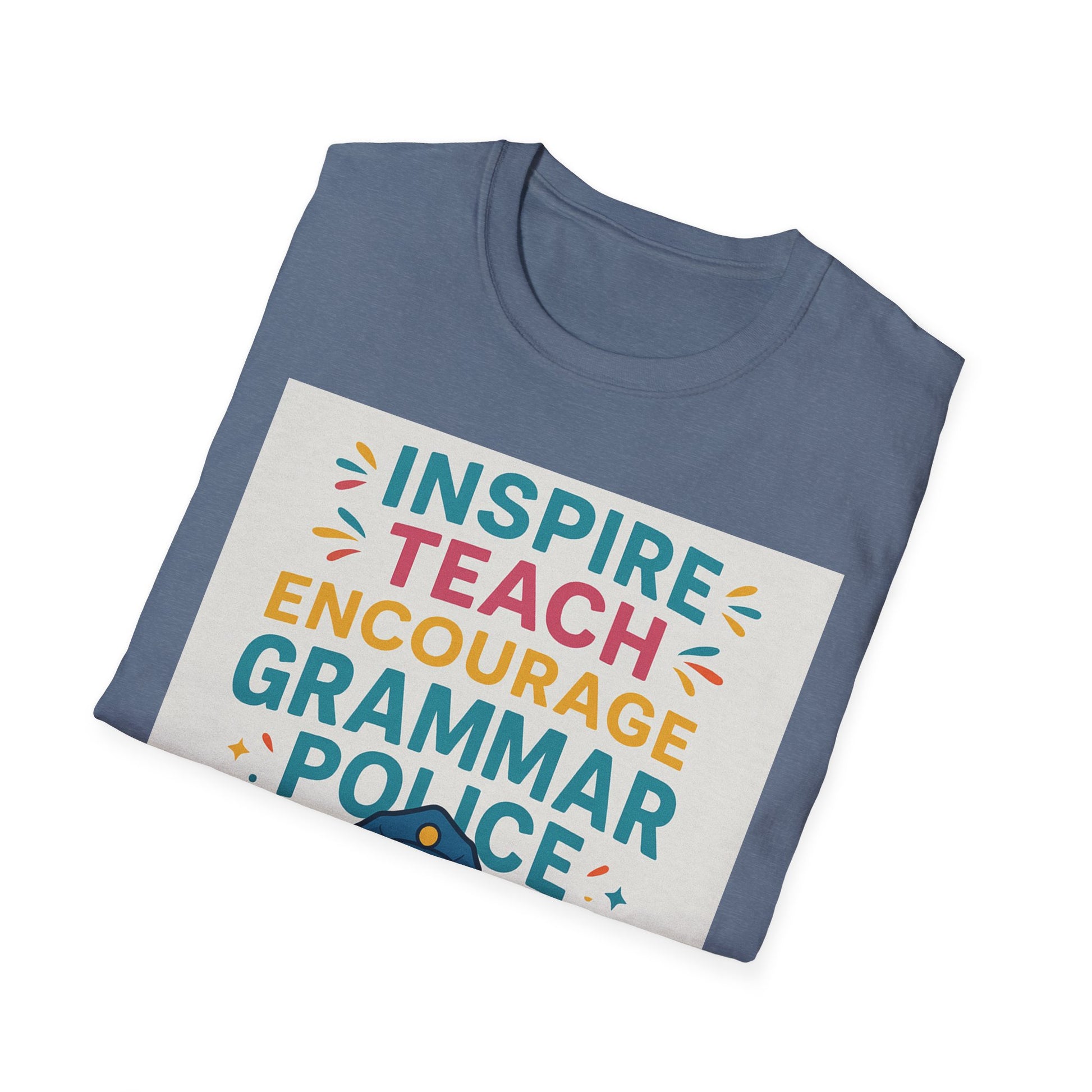Grammar Police Teacher T-Shirt, Funny Teach Inspire Gift, Musical Education Shirt, Teacher Appreciation, Back to School Outfit