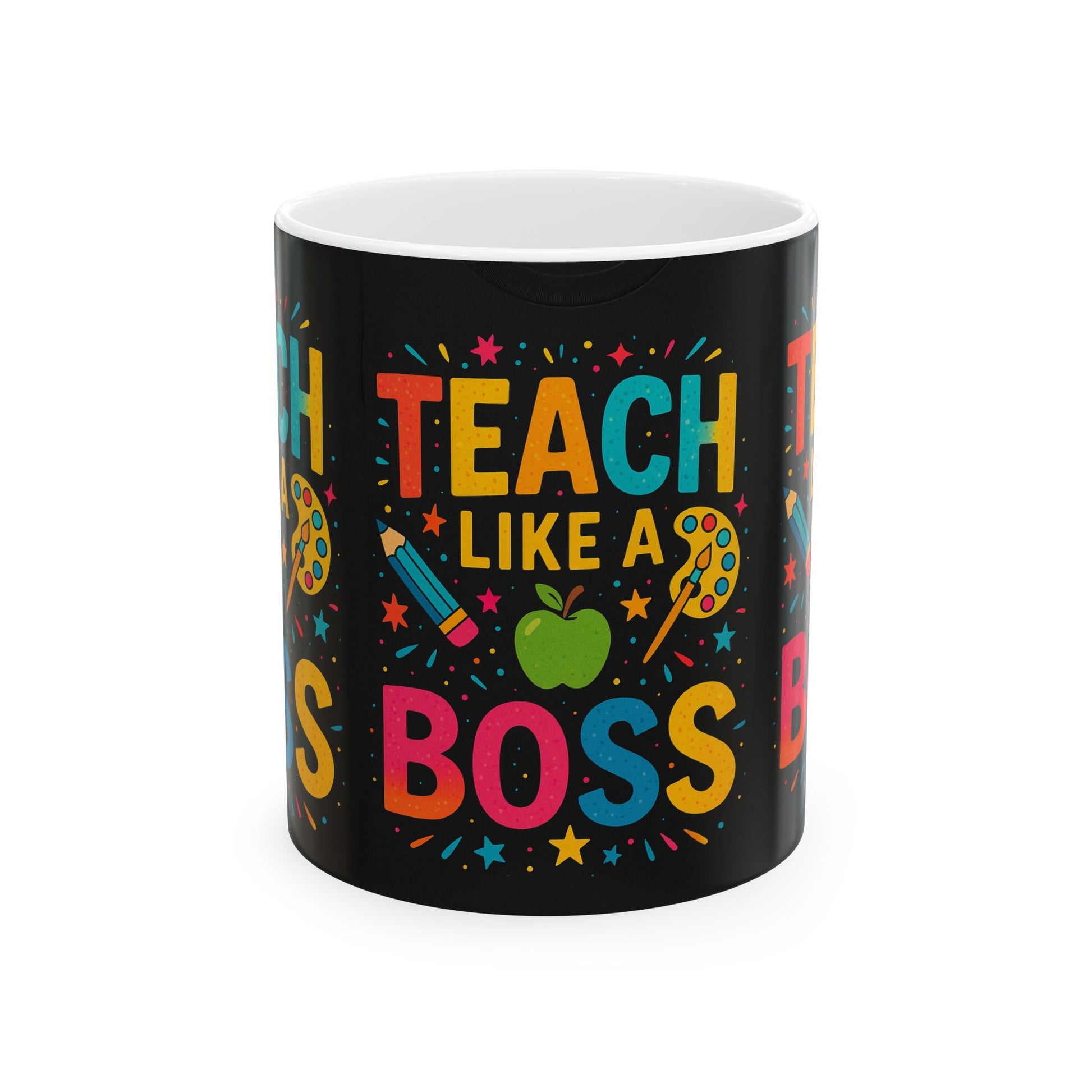 Teacher Boss Ceramic Mug - Perfect Gift for Educators, Fun Coffee Cup, Inspirational Teacher Mug, Back to School, Teacher Appreciation