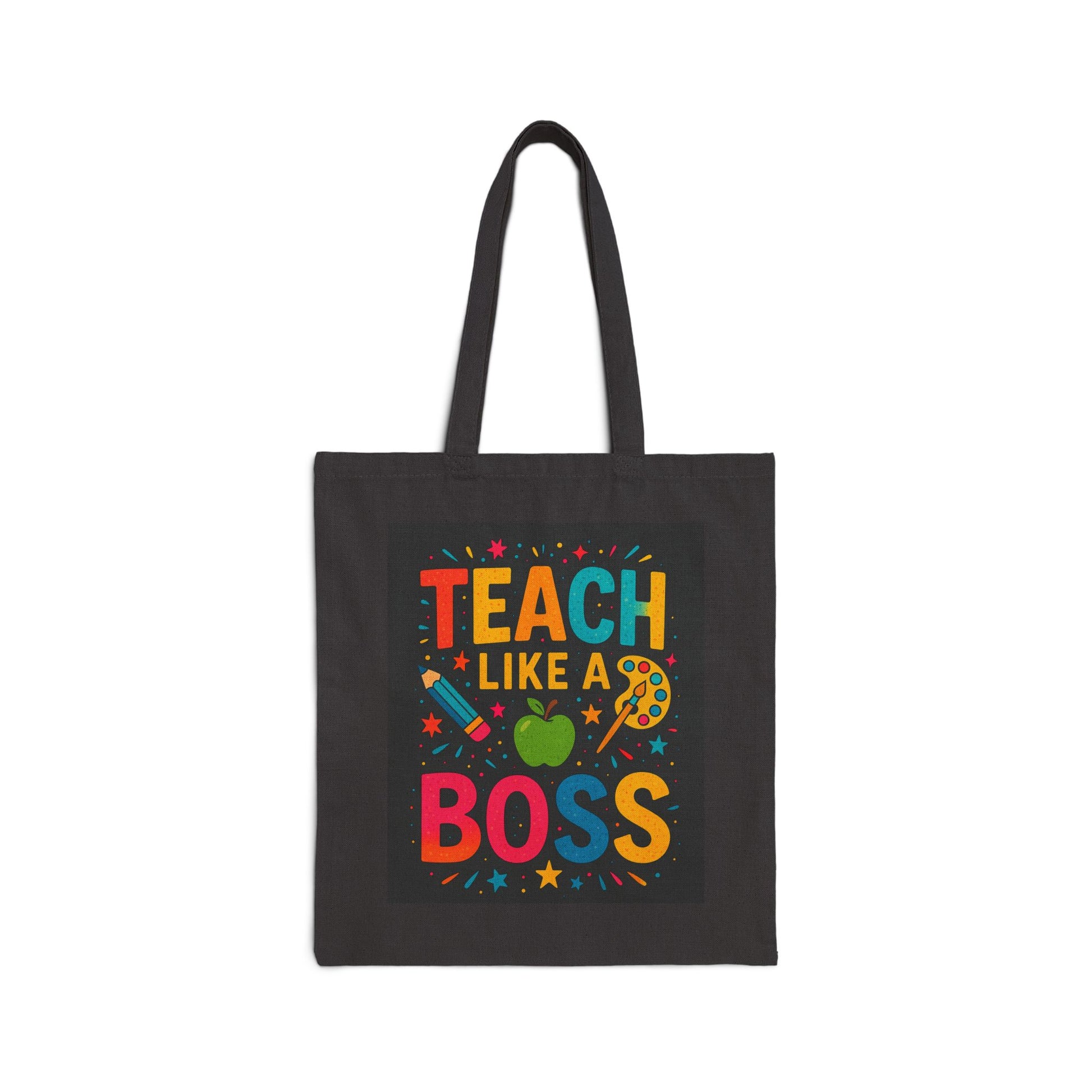 Teach Like a Boss Cotton Canvas Tote Bag | Teacher Tote, Fun Gift for Educators, Back to School Tote, Eco-Friendly Shopping Bag, [...]