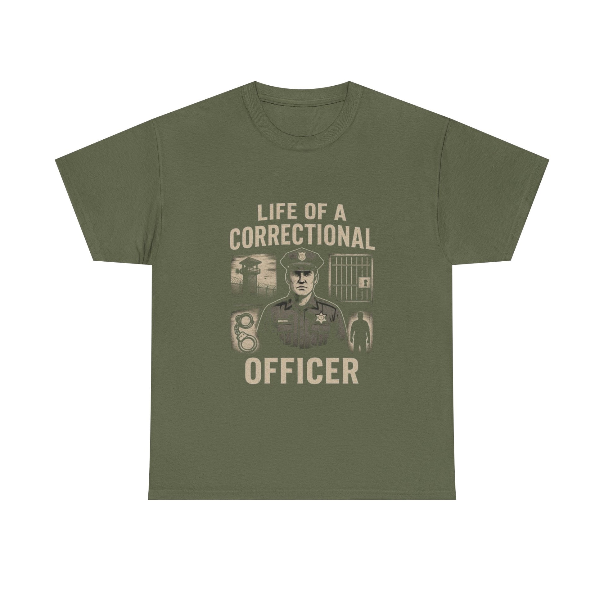 Life of a Correctional Officer Tee - Unisex Heavy Cotton T-Shirt, Gift for Correctional Officers, Police Support Shirt, Law [...]