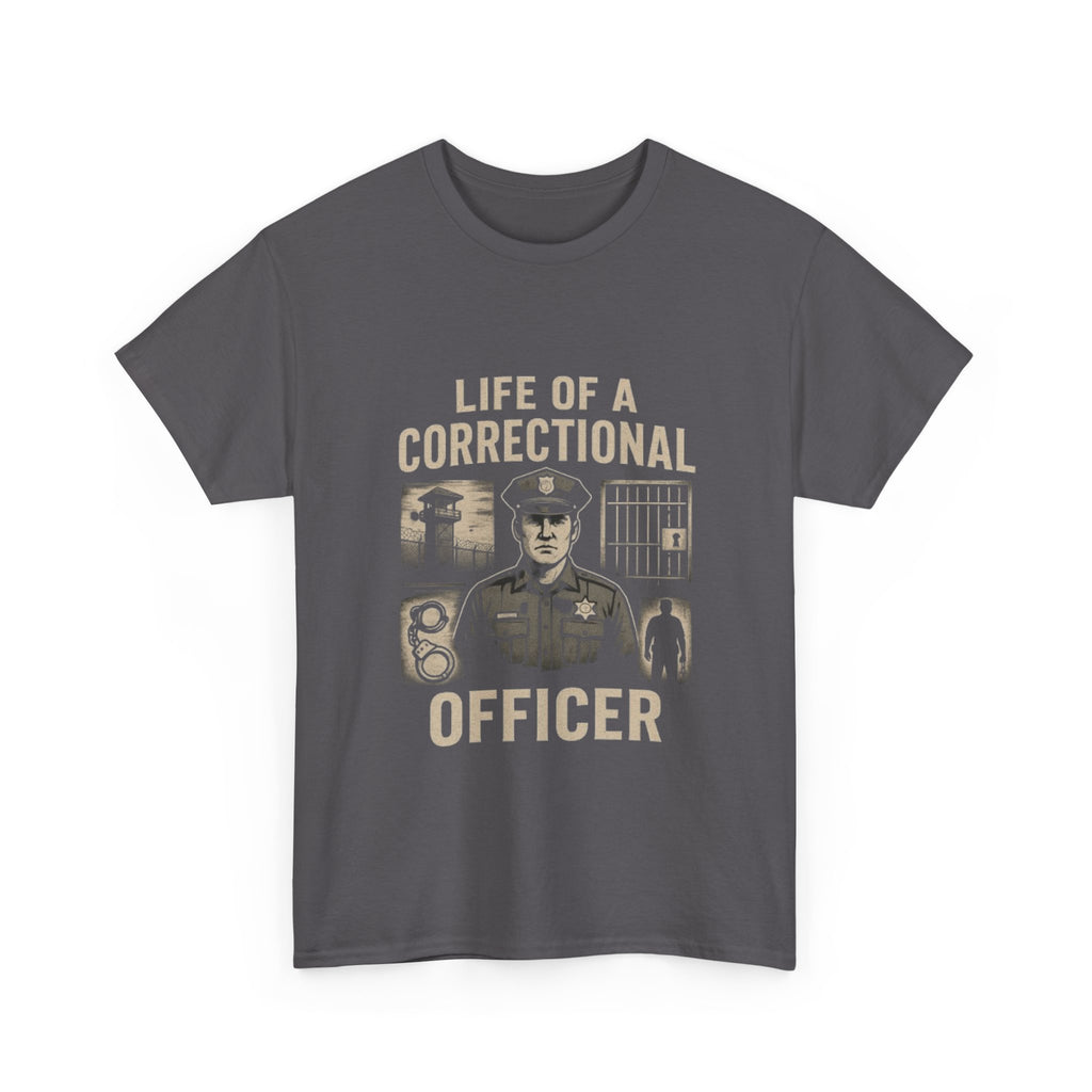 Life of a Correctional Officer Tee - Unisex Heavy Cotton T-Shirt, Gift for Correctional Officers, Police Support Shirt, Law [...]