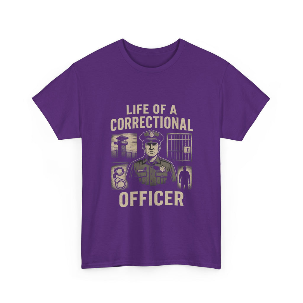 Life of a Correctional Officer Tee - Unisex Heavy Cotton T-Shirt, Gift for Correctional Officers, Police Support Shirt, Law [...]