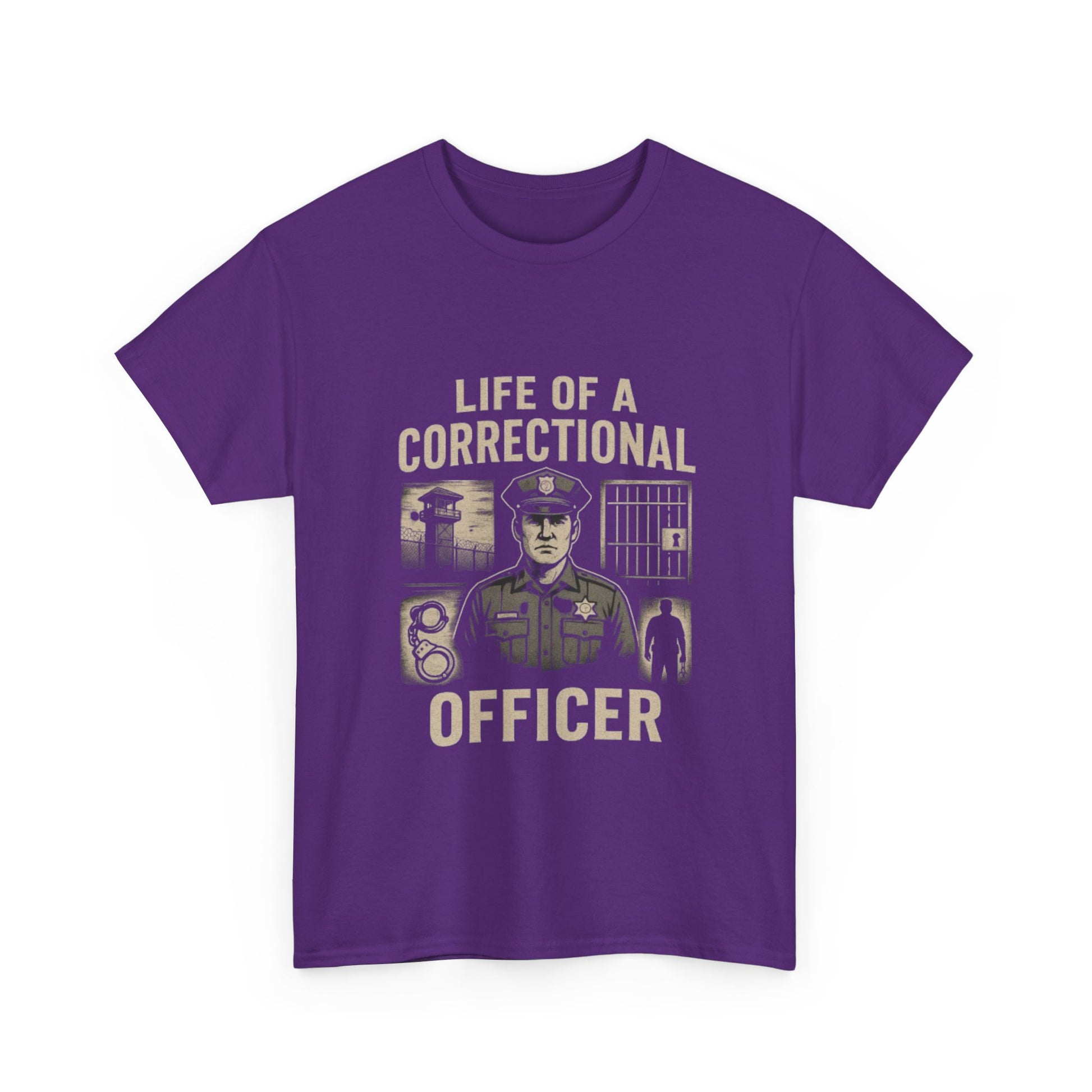 Life of a Correctional Officer Tee - Unisex Heavy Cotton T-Shirt, Gift for Correctional Officers, Police Support Shirt, Law [...]