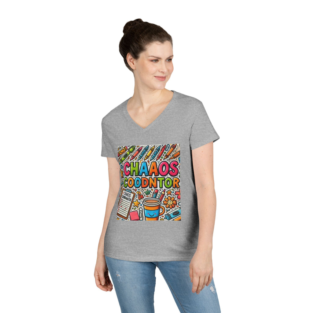 Colorful Chaos V-Neck Tee | Fun Graphic Tee for Creative Souls | Perfect Gift for Artists, Teachers, and Students | Casual Wear, [...]