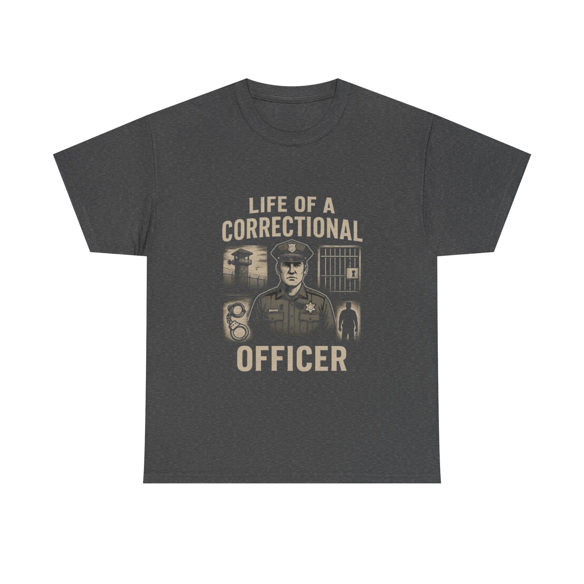 Life of a Correctional Officer Tee - Unisex Heavy Cotton T-Shirt, Gift for Correctional Officers, Police Support Shirt, Law [...]