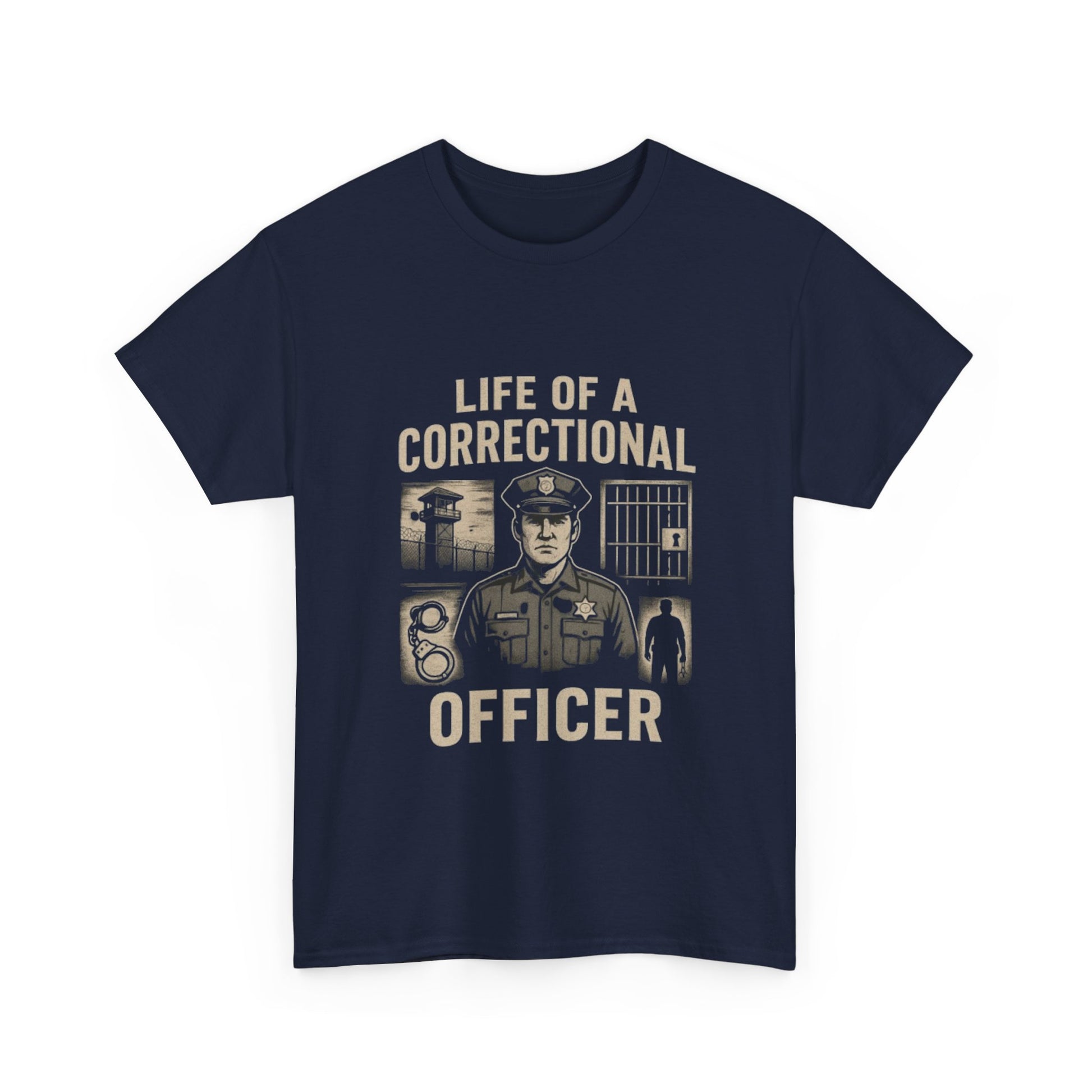 Life of a Correctional Officer Tee - Unisex Heavy Cotton T-Shirt, Gift for Correctional Officers, Police Support Shirt, Law [...]
