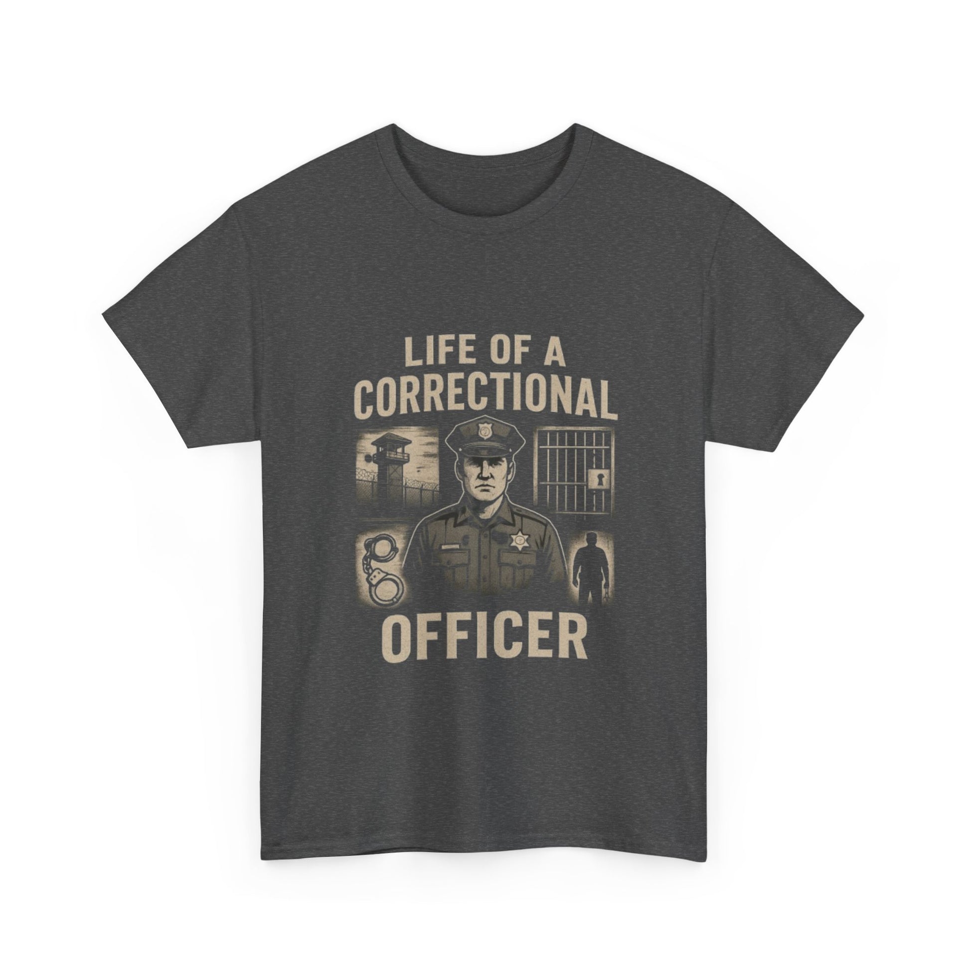 Life of a Correctional Officer Tee - Unisex Heavy Cotton T-Shirt, Gift for Correctional Officers, Police Support Shirt, Law [...]