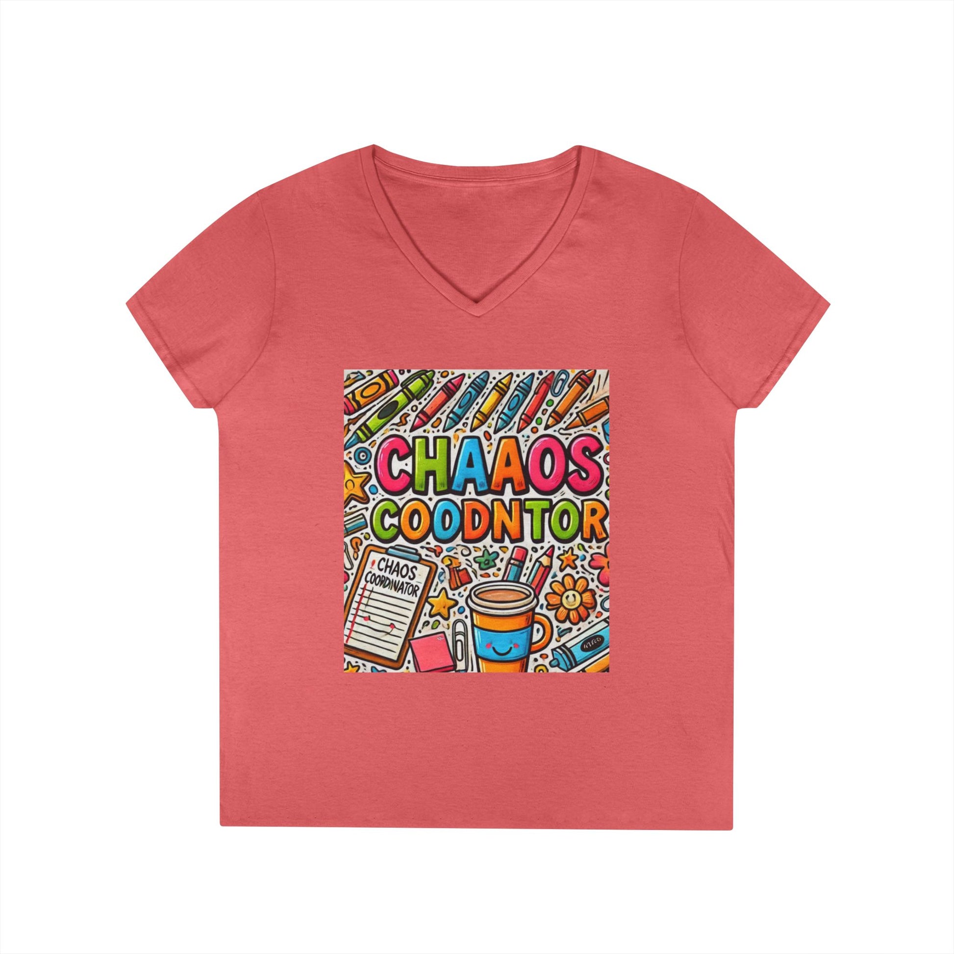 Colorful Chaos V-Neck Tee | Fun Graphic Tee for Creative Souls | Perfect Gift for Artists, Teachers, and Students | Casual Wear, [...]