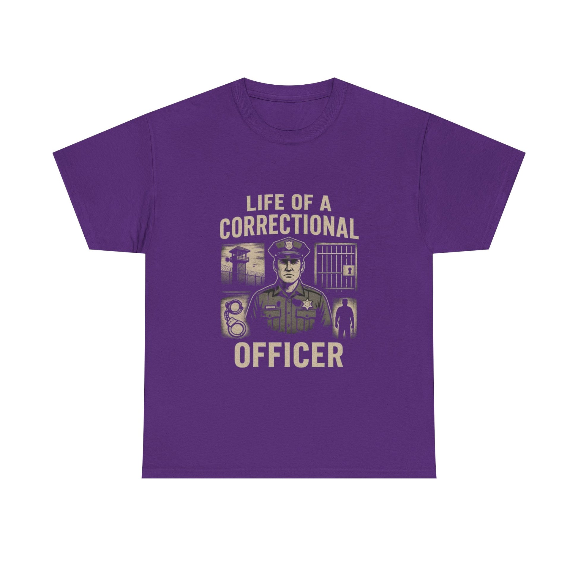 Life of a Correctional Officer Tee - Unisex Heavy Cotton T-Shirt, Gift for Correctional Officers, Police Support Shirt, Law [...]