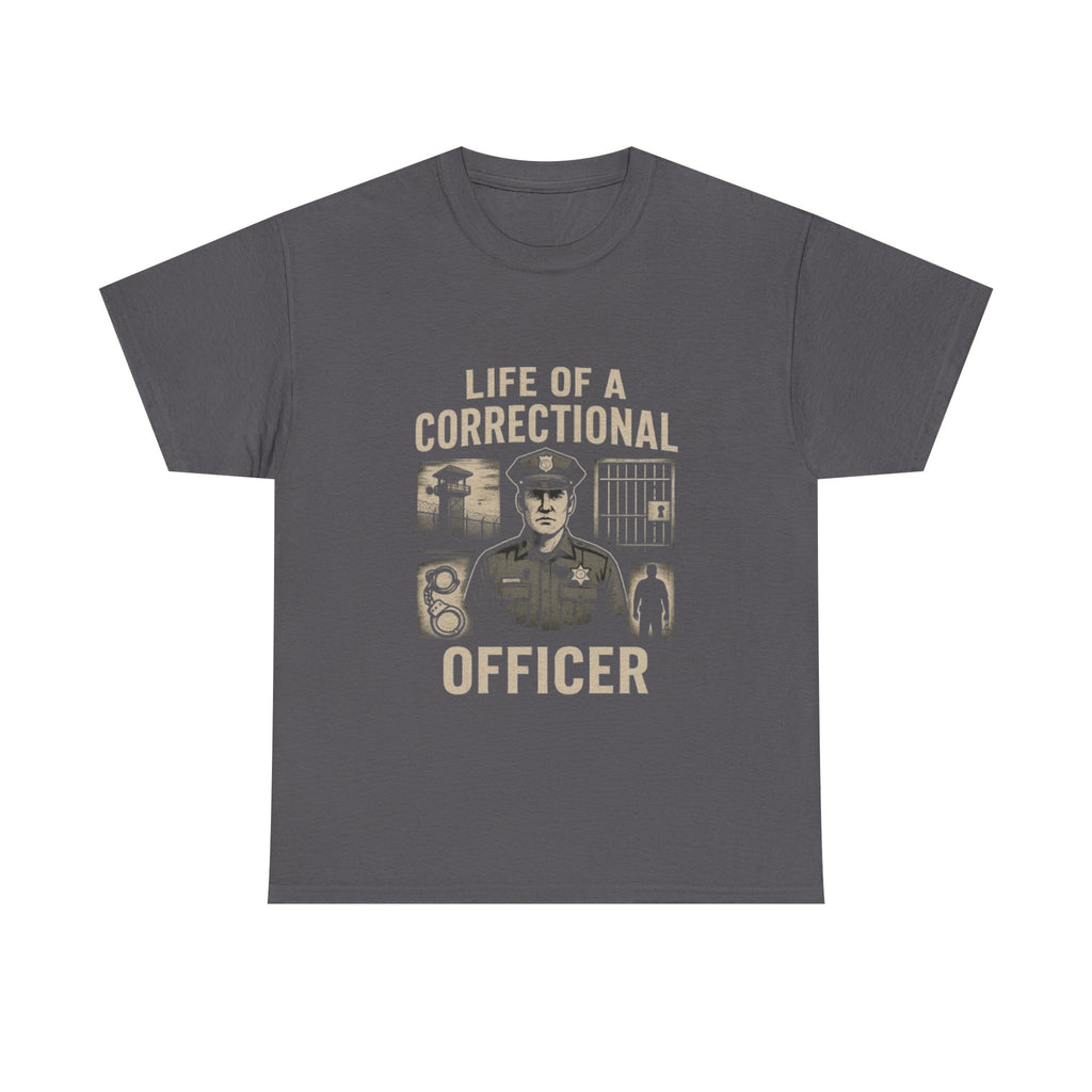 Life of a Correctional Officer Tee - Unisex Heavy Cotton T-Shirt, Gift for Correctional Officers, Police Support Shirt, Law [...]