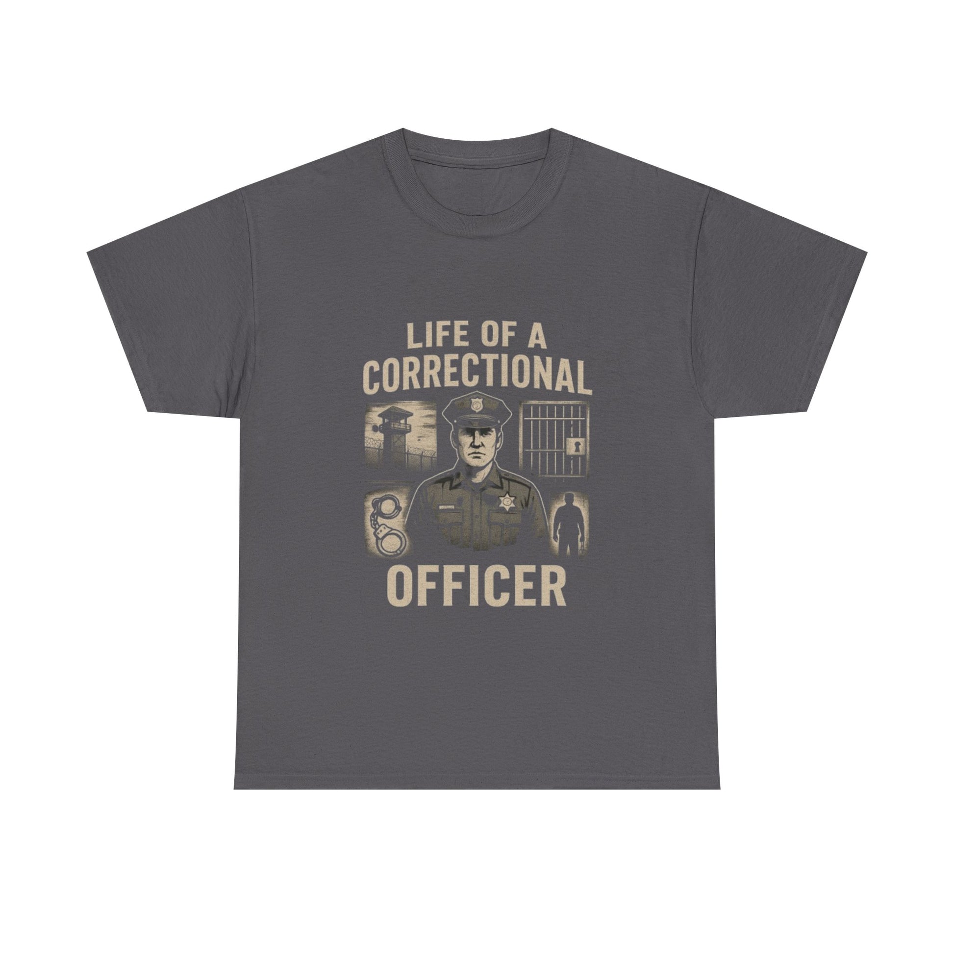 Life of a Correctional Officer Tee - Unisex Heavy Cotton T-Shirt, Gift for Correctional Officers, Police Support Shirt, Law [...]