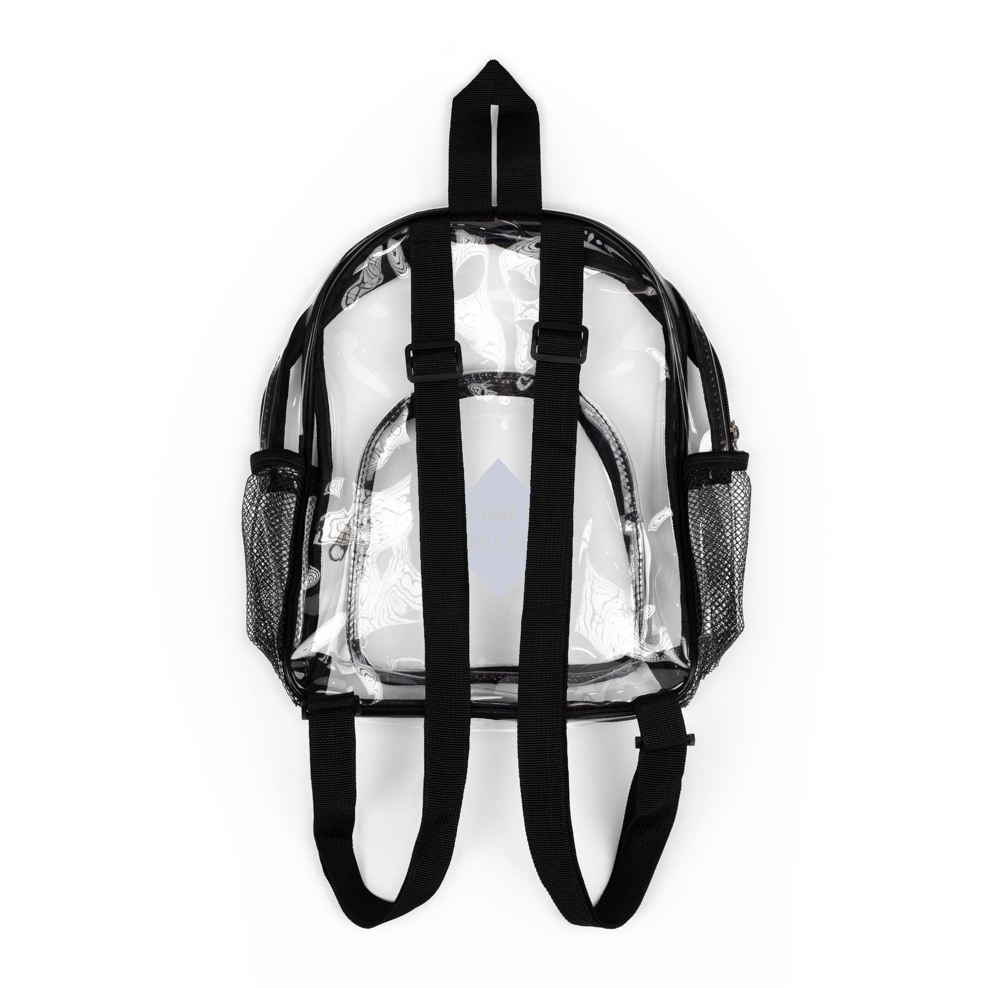 Clear Stadium Backpack, Transparent Backpack, Sports Game Accessory, College Essential, Festival Bag, Clear Bag for Events