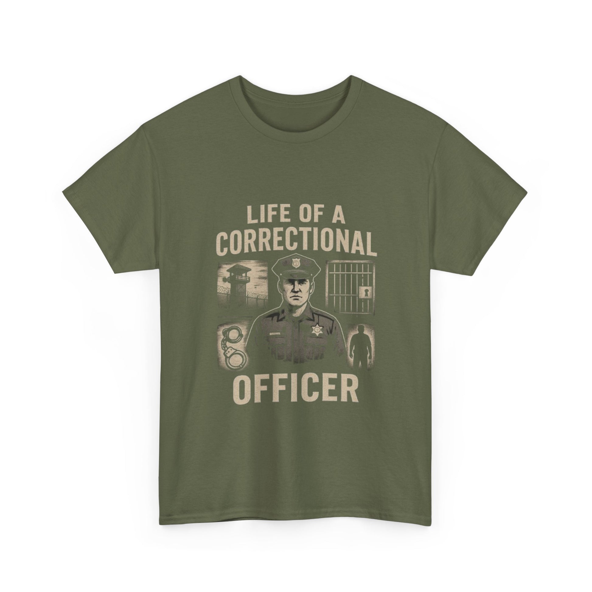 Life of a Correctional Officer Tee - Unisex Heavy Cotton T-Shirt, Gift for Correctional Officers, Police Support Shirt, Law [...]