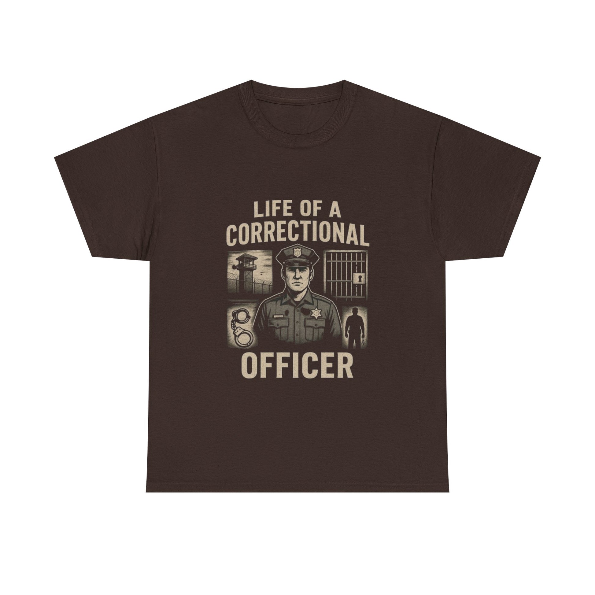 Life of a Correctional Officer Tee - Unisex Heavy Cotton T-Shirt, Gift for Correctional Officers, Police Support Shirt, Law [...]