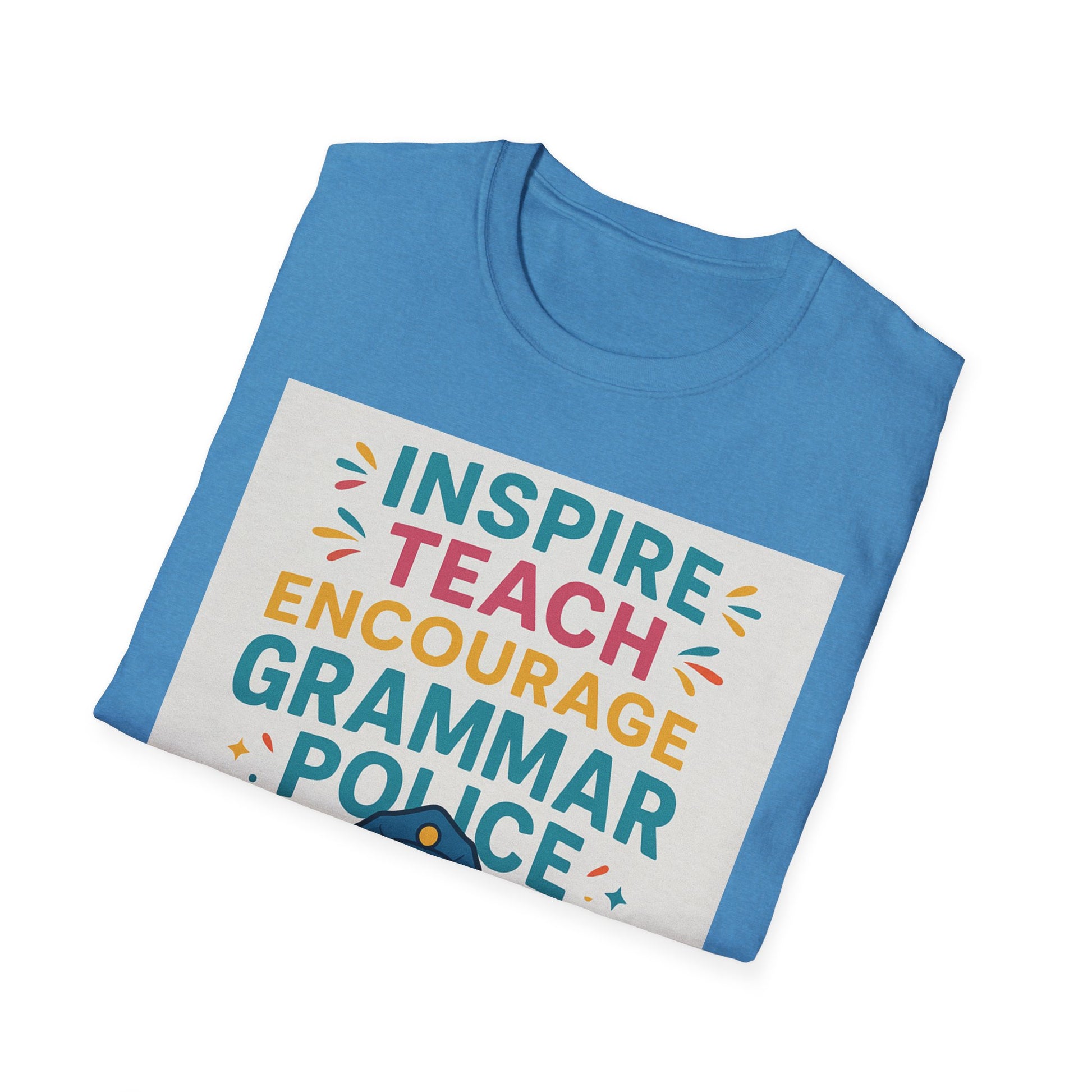 Grammar Police Teacher T-Shirt, Funny Teach Inspire Gift, Musical Education Shirt, Teacher Appreciation, Back to School Outfit