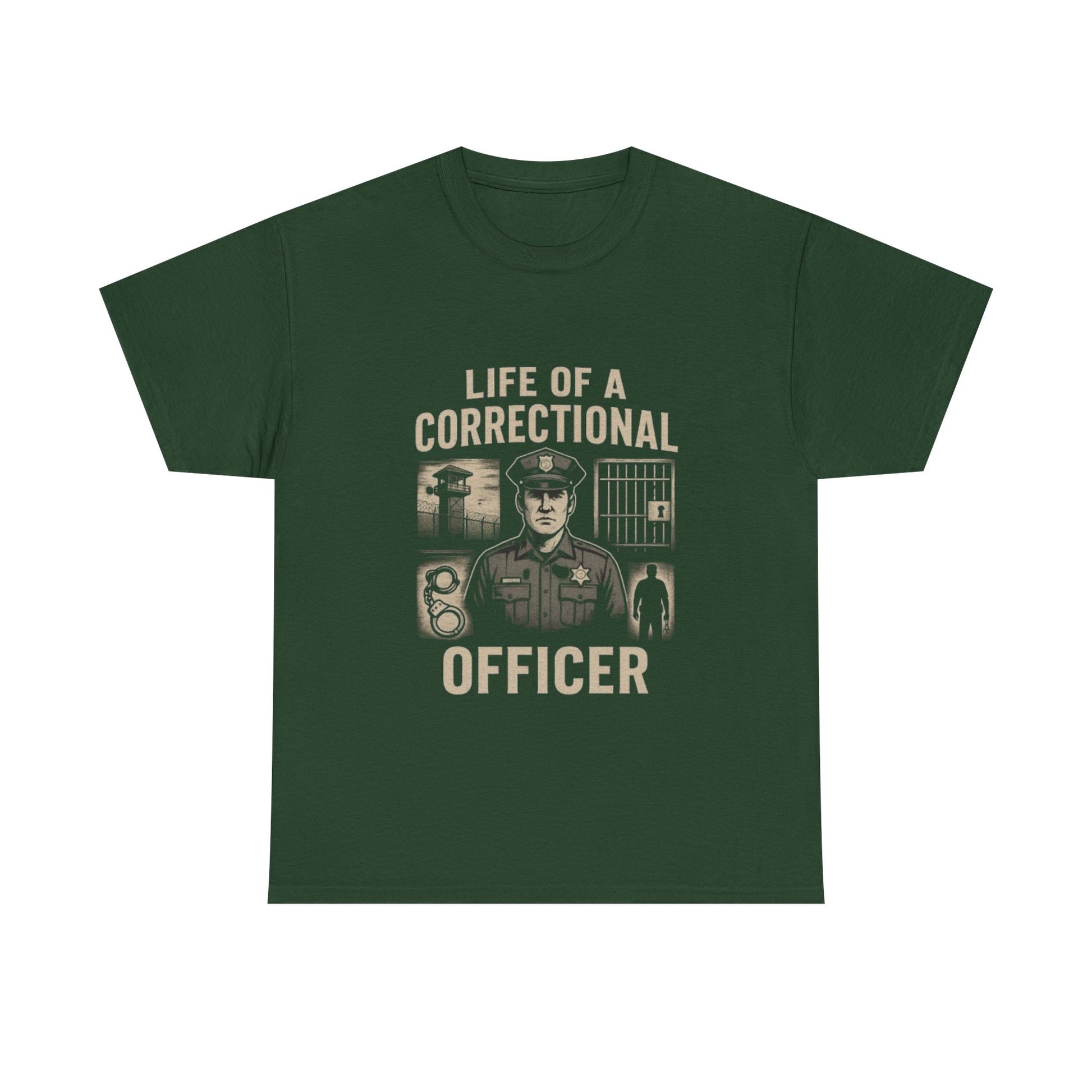 Life of a Correctional Officer Tee - Unisex Heavy Cotton T-Shirt, Gift for Correctional Officers, Police Support Shirt, Law [...]