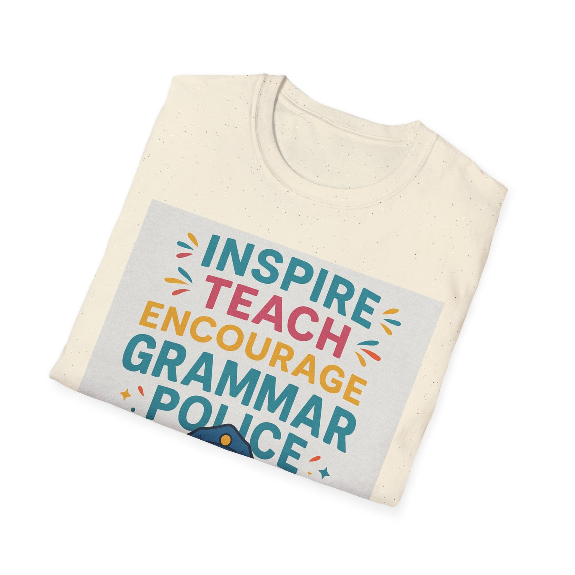 Grammar Police Teacher T-Shirt, Funny Teach Inspire Gift, Musical Education Shirt, Teacher Appreciation, Back to School Outfit