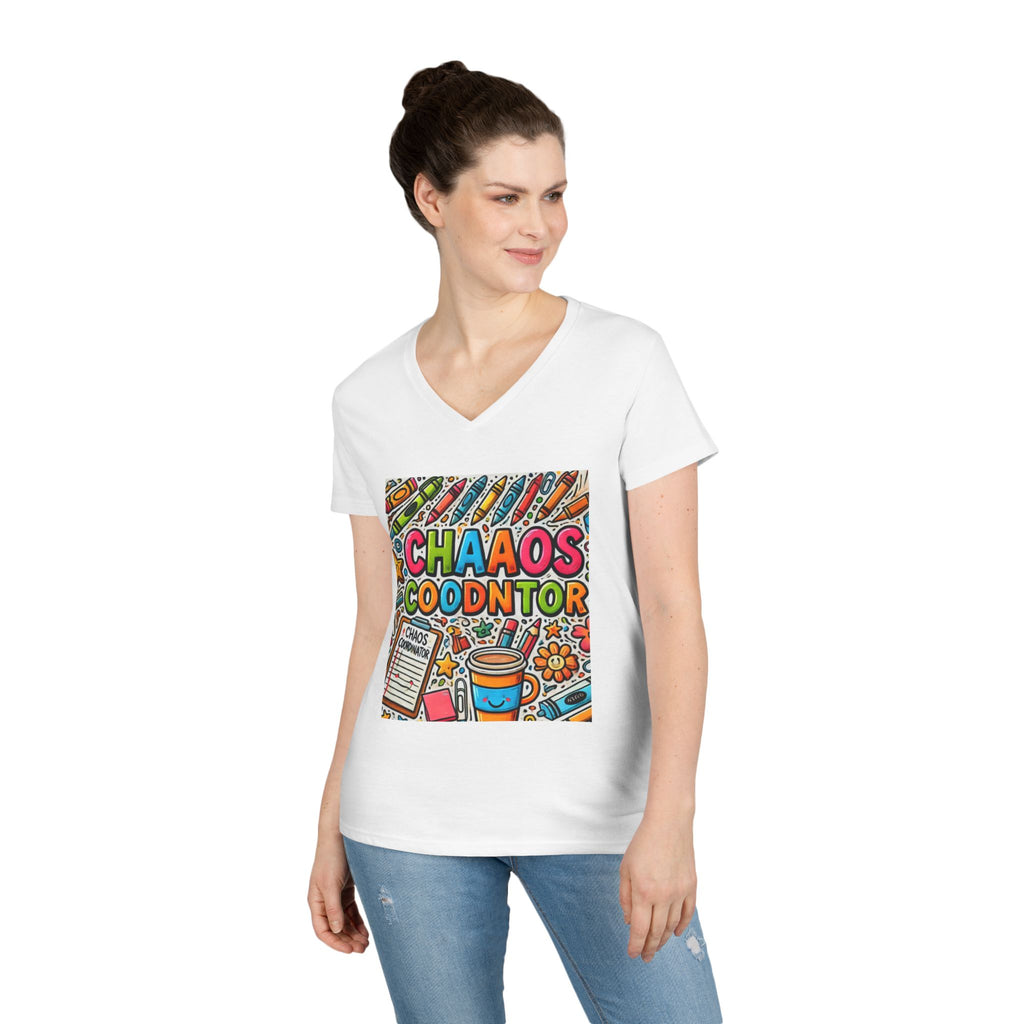 Colorful Chaos V-Neck Tee | Fun Graphic Tee for Creative Souls | Perfect Gift for Artists, Teachers, and Students | Casual Wear, [...]