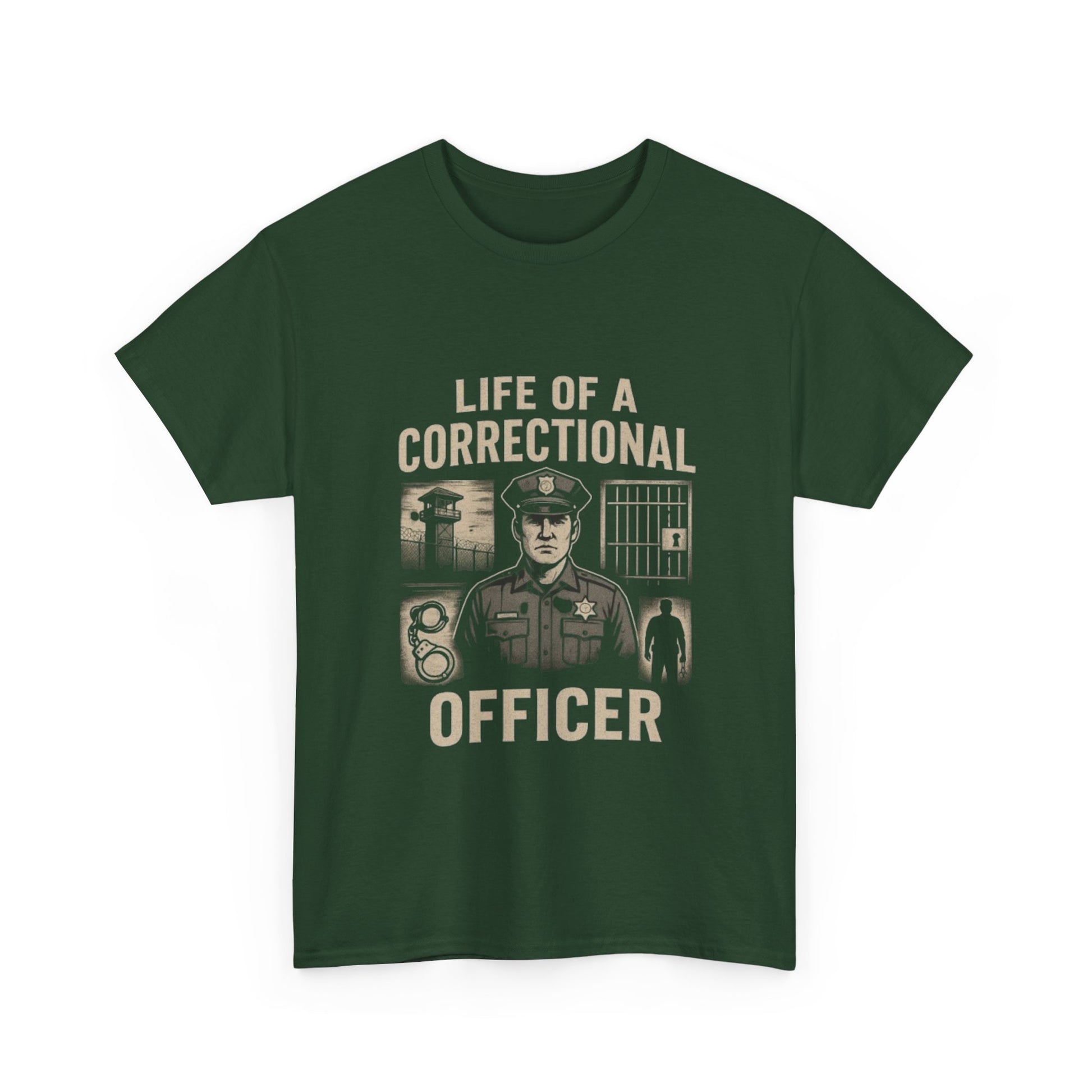 Life of a Correctional Officer Tee - Unisex Heavy Cotton T-Shirt, Gift for Correctional Officers, Police Support Shirt, Law [...]